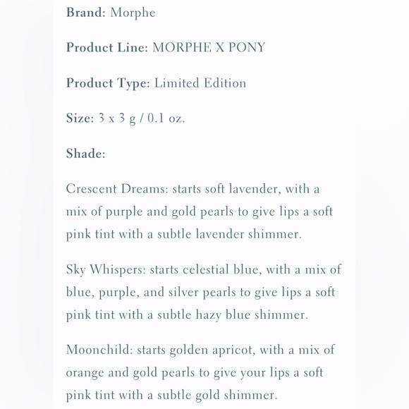 Morphe X Pony Lip Gelee Trio - Picture 9 of 10